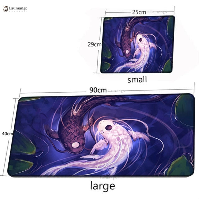 Elements of Chinese Style Mouse Pad Gaming Accessories Non-Slip Table Keyboard Desk Mat Gamer PC Rubber Carpet Dragon Mousepad