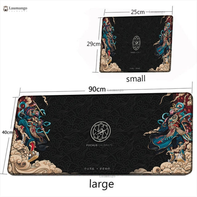 Elements of Chinese Style Mouse Pad Gaming Accessories Non-Slip Table Keyboard Desk Mat Gamer PC Rubber Carpet Dragon Mousepad