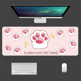 Cute Mouse Pad Comtuper Desk Mat Large XXL Mousepad Kawaii Gaming Accessoroes Laptop Gamer Keyboard MacBook Waterproof Maus Mat