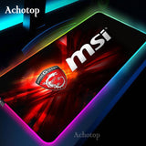 Large Office RGB LED Illumination Mouse Pad Mat Game Gamer Razer Gaming Mousepad Keyboard Compute Anime Desk Mat for CSGO