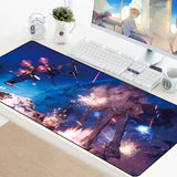 90x40CM Large Gaming Keyboard Mouse Pad Computer Gamer Tablet Desk Mousepad with Edge Locking XL Office Play Mice Mats