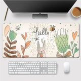 Cute Mouse Pad Comtuper Desk Mat Large XXL Mousepad Kawaii Gaming Accessoroes Laptop Gamer Keyboard MacBook Waterproof Maus Mat