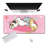 Cute Mouse Pad Comtuper Desk Mat Large XXL Mousepad Kawaii Gaming Accessoroes Laptop Gamer Keyboard MacBook Waterproof Maus Mat