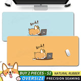 Cute Mouse Pad Comtuper Desk Mat Large XXL Mousepad Kawaii Gaming Accessoroes Laptop Gamer Keyboard MacBook Waterproof Maus Mat
