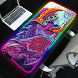Sovawin Gaming Mouse Pad RGB Backlight Mat 900x400 Gamer XXL Computer Mousepad CS GO Hyper Beast Non-Slip Rubber Desk Mat For PC