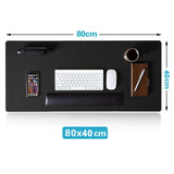 Large Mouse Pad Extra Big Non-Slip Desk Pad Waterproof PVC Leather Desk Table Protector Gaming Mouse Mat for Game Office Work