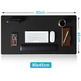 Large Mouse Pad Extra Big Non-Slip Desk Pad Waterproof PVC Leather Desk Table Protector Gaming Mouse Mat for Game Office Work