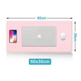 Large Mouse Pad Extra Big Non-Slip Desk Pad Waterproof PVC Leather Desk Table Protector Gaming Mouse Mat for Game Office Work