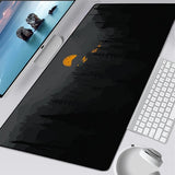 Deep forest firewatch Laptop Gamer Mousepad Gaming Mouse Pad Large Locking Edge Keyboard 70x30 cm Deak Mat for Cs Go LOL.
