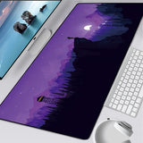 Deep forest firewatch Laptop Gamer Mousepad Gaming Mouse Pad Large Locking Edge Keyboard 70x30 cm Deak Mat for Cs Go LOL.