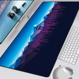 Deep forest firewatch Laptop Gamer Mousepad Gaming Mouse Pad Large Locking Edge Keyboard 70x30 cm Deak Mat for Cs Go LOL.