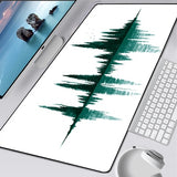 Deep forest firewatch Laptop Gamer Mousepad Gaming Mouse Pad Large Locking Edge Keyboard 70x30 cm Deak Mat for Cs Go LOL.