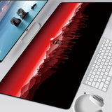 Deep forest firewatch Laptop Gamer Mousepad Gaming Mouse Pad Large Locking Edge Keyboard 70x30 cm Deak Mat for Cs Go LOL.
