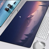Deep forest firewatch Laptop Gamer Mousepad Gaming Mouse Pad Large Locking Edge Keyboard 70x30 cm Deak Mat for Cs Go LOL.