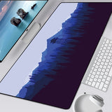 Deep forest firewatch Laptop Gamer Mousepad Gaming Mouse Pad Large Locking Edge Keyboard 70x30 cm Deak Mat for Cs Go LOL.