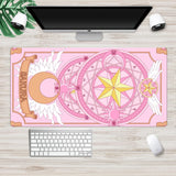 Anime mouse pad Cardcaptor Sakura Gamer Mousepad cute Desk Mat washable Large Gaming Mouse mat Locking Edge keyboard desk pads