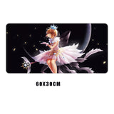 Anime mouse pad Cardcaptor Sakura Gamer Mousepad cute Desk Mat washable Large Gaming Mouse mat Locking Edge keyboard desk pads