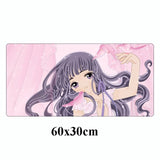 Anime mouse pad Cardcaptor Sakura Gamer Mousepad cute Desk Mat washable Large Gaming Mouse mat Locking Edge keyboard desk pads