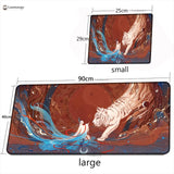 Elements of Chinese Style Mouse Pad Gaming Accessories Non-Slip Table Keyboard Desk Mat Gamer PC Rubber Carpet Dragon Mousepad