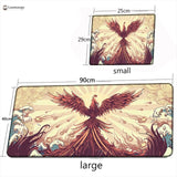Elements of Chinese Style Mouse Pad Gaming Accessories Non-Slip Table Keyboard Desk Mat Gamer PC Rubber Carpet Dragon Mousepad