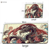 Elements of Chinese Style Mouse Pad Gaming Accessories Non-Slip Table Keyboard Desk Mat Gamer PC Rubber Carpet Dragon Mousepad