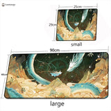 Elements of Chinese Style Mouse Pad Gaming Accessories Non-Slip Table Keyboard Desk Mat Gamer PC Rubber Carpet Dragon Mousepad