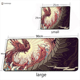 Elements of Chinese Style Mouse Pad Gaming Accessories Non-Slip Table Keyboard Desk Mat Gamer PC Rubber Carpet Dragon Mousepad