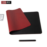 PU Leather Desk Mat Laptop pad Double-side Portable Large Easy Clean Mouse Pad Gamer Waterproof Mat Computer Keyboard Mousepads