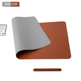 PU Leather Desk Mat Laptop pad Double-side Portable Large Easy Clean Mouse Pad Gamer Waterproof Mat Computer Keyboard Mousepads