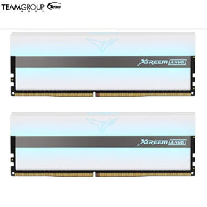 TEAMGROUP T-Force Xtreem ARGB 4000MHz 32GB (2x16GB) 16GB（2x8GB） Dual Channel DDR4 DRAM Desktop Gaming Memory Ram (White)