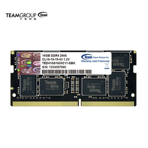 TEAMGROUP Laptop Memory 4GB 8GB 16GB 32GB ELITE SO-DIMM DDR4 1.2V 2666MHz 3200MHz RAM