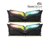TEAMGROUP DDR4 RAM T-Force Night Hawk RGB 3200MHz 16GB Kit (2x8GB) CL16 SDRAM Desktop Ram Memory Module